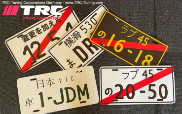 Preview: JDM Japanisches Kennzeichen / Nummernschild (DRIFT) 1 Stück Preview: JDM Japanisches Kennzeichen / Nummernschild (DRIFT) 1 Stück
